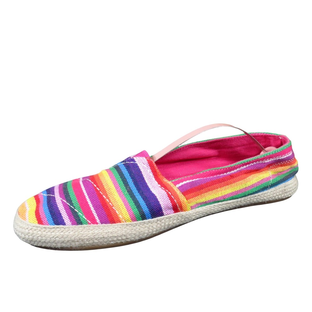 Mia Amore Armanda‎ Freedom Women's 8.5 Multicolor Canvas Espadrille Flats Casual